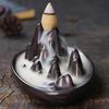 Mountain Water Ceramic Backflow Incense Burner Waterfall Backflow Incense Burner Creative Ornament