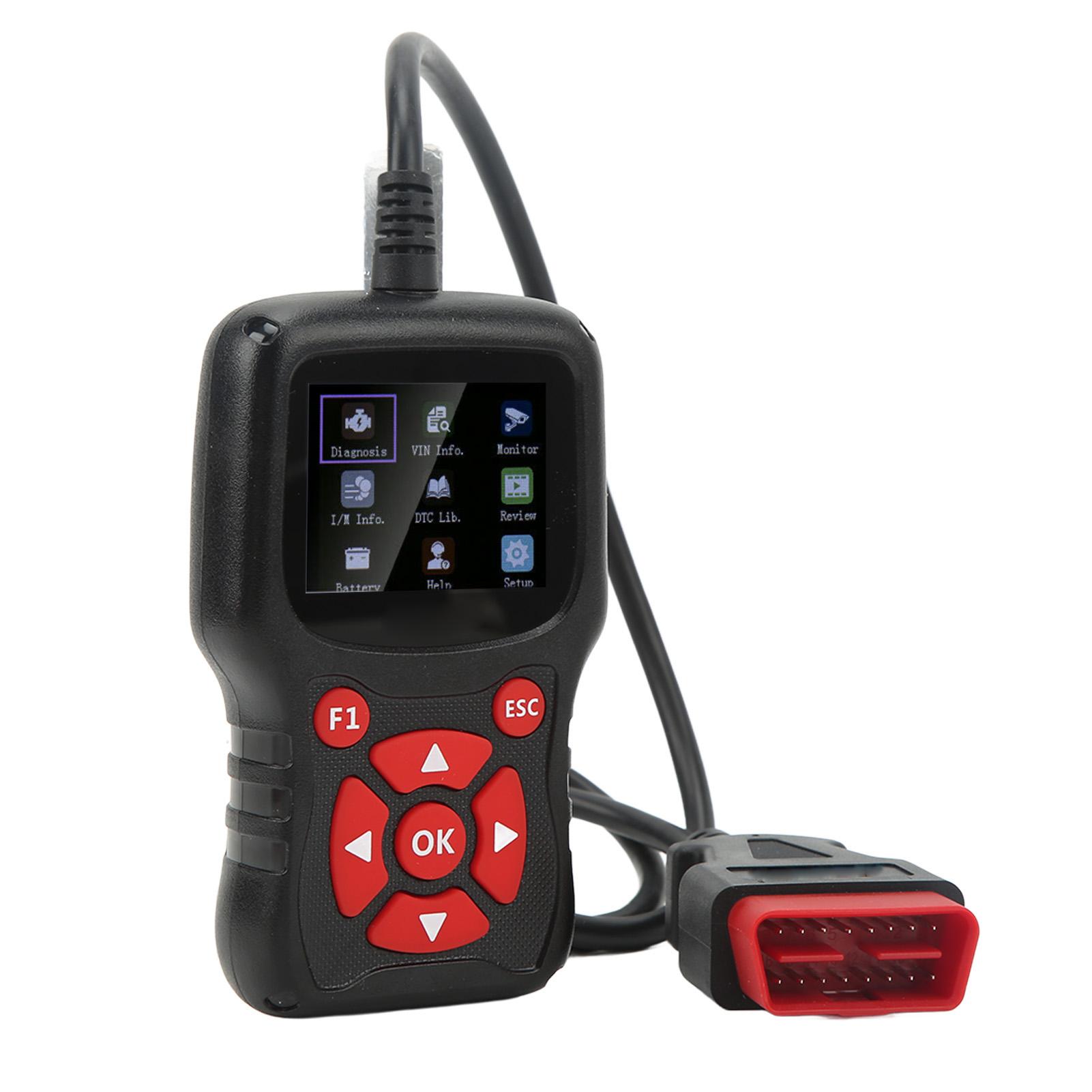 

для Creator C302 EOBD OBDII Сканер ЖК-дисплей Многоязычный Высокая точность для автомобилей 8В-24В