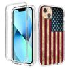 Pattern Printing Luxury Trendy Phone Cases for iPhone 14 Flower case Clear