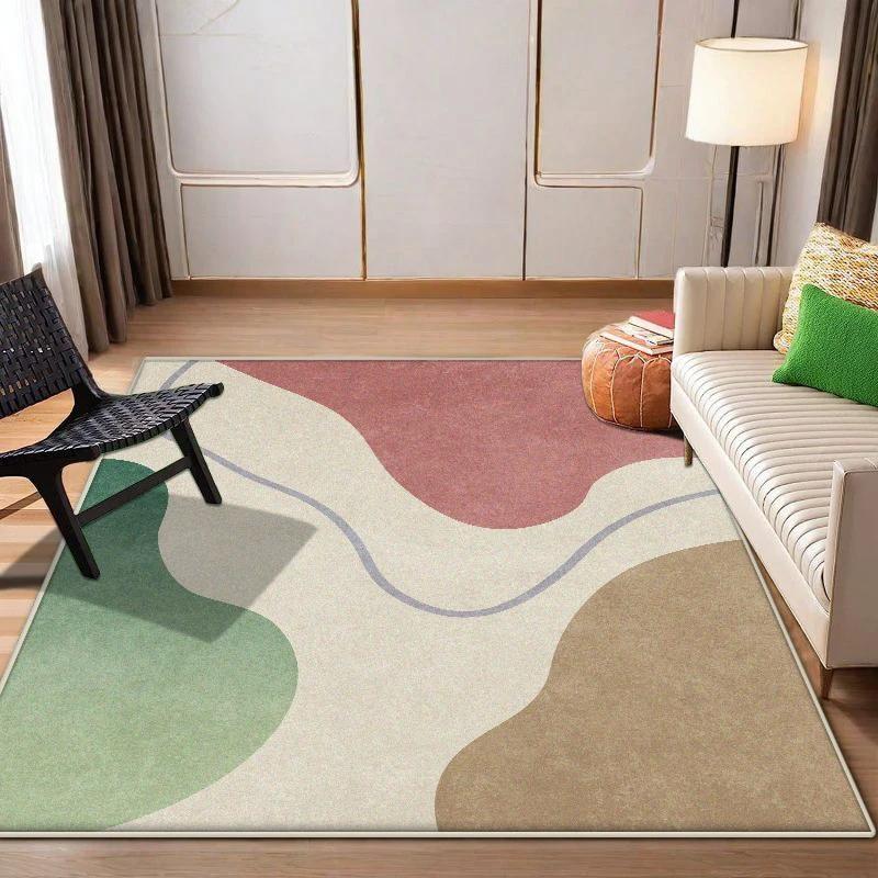 Modern Area Rug For Living Room Under Coffee Table Bedroom Large Non-Slip Machine Washable