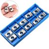 10pcs APMT1604PDER-MA3 H01 Milling Carbide Inserts Blades for Aluminum APKT1604
