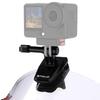 PULUZ Motorcycle Windshield Clip Bracket Camera Mount for Gopro HERO13 Black/Insta360 X4/DJI Osmo Action 5 Pro/DJI Osmo 360