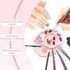 Durable Silicone Makeup Mat Reusable Nail Art Gel Pad Easy to Clean Foundation Palette  Office Use