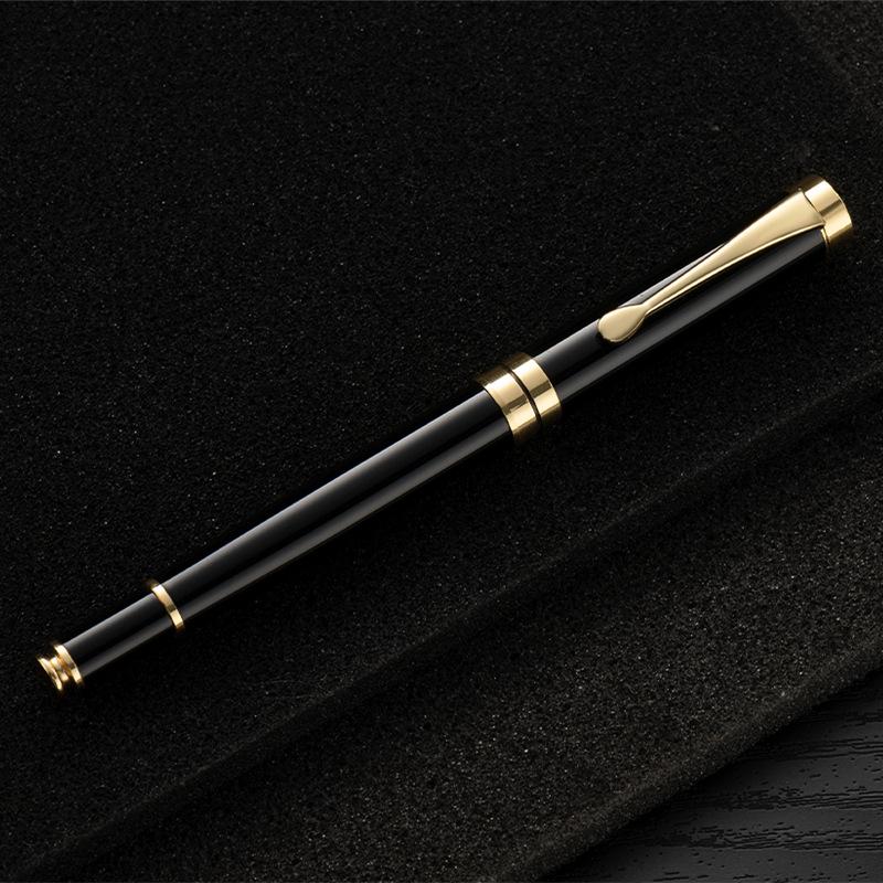 High-end Corporate Meeting Gift Office Stationery Signature Fine Nib Ink Absorption Metal Business Fountain Pen