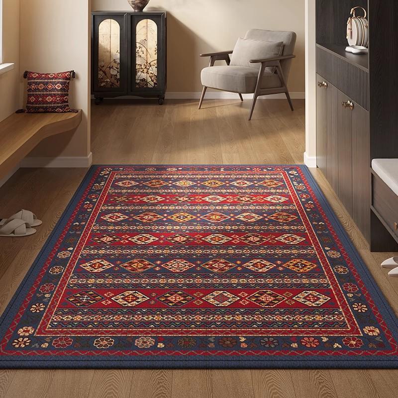 Ethnic Style Entrance Doormat Dust Removal and Anti Slip Carpet Entrance Mat Door Mat