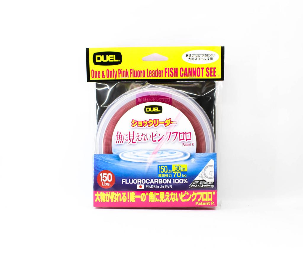 Yo Zuri Duel Pink Fish Cannot See Fluorocarbon 30m 150lb H4443-SP (9979)