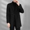 Autumn and Winter Men's Woolen Coat Medium and Long Suit Collar Double-sided Woolen Coat Men's Trench Coat