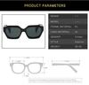 New Square Sunglasses Women Men Luxurious Brand Designer Casual Sun Glasses Female Male Plastic Frame Outdoor Eyewear