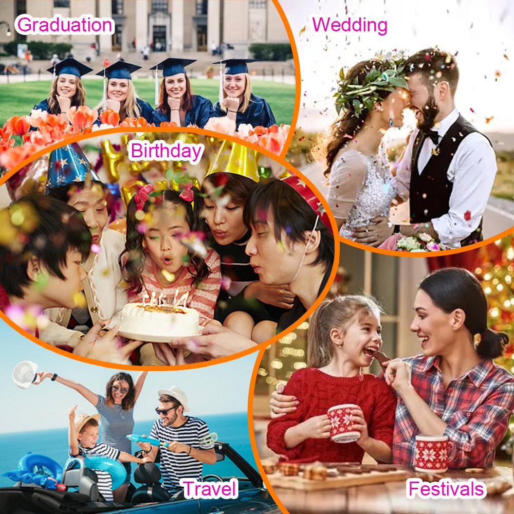 12 inch DIY Photo Album Balloon Style Style 60-Page Kraft Paper Retro Photo Album Holiday / Children / Travel Souvenir Book