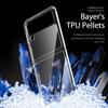 Anti -Yellow Transparent Tpu +Pc Full Protetive Phone Case For Samsung Galaxy Z Flip 4 3 5g With Metal Chain Shockproof Cover