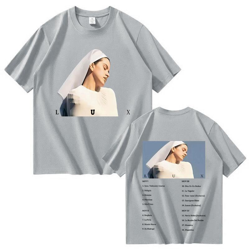 2026 New ROSALIA LUX PHOTO Harajuku Tshirt for Unisex  and Women  Y2K Casual Shortsleeved Tshirt Summer Print Pure Cotton Tshirt
