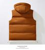 Men's Korean Style Hooded Thickened Cotton Vest for Autumn/Winter - Trendy, Warm Youth Outerwear.