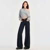 American Retro Low-Rise Flare Pants: Stylish Autumn/Winter Slimming Denim Jeans for Women.