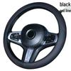 Universal Anti-Slip Carbon Fiber Steering Wheel Cover, Sweat-Absorbent, Leather, 4-Seasons Car Interior Protection
