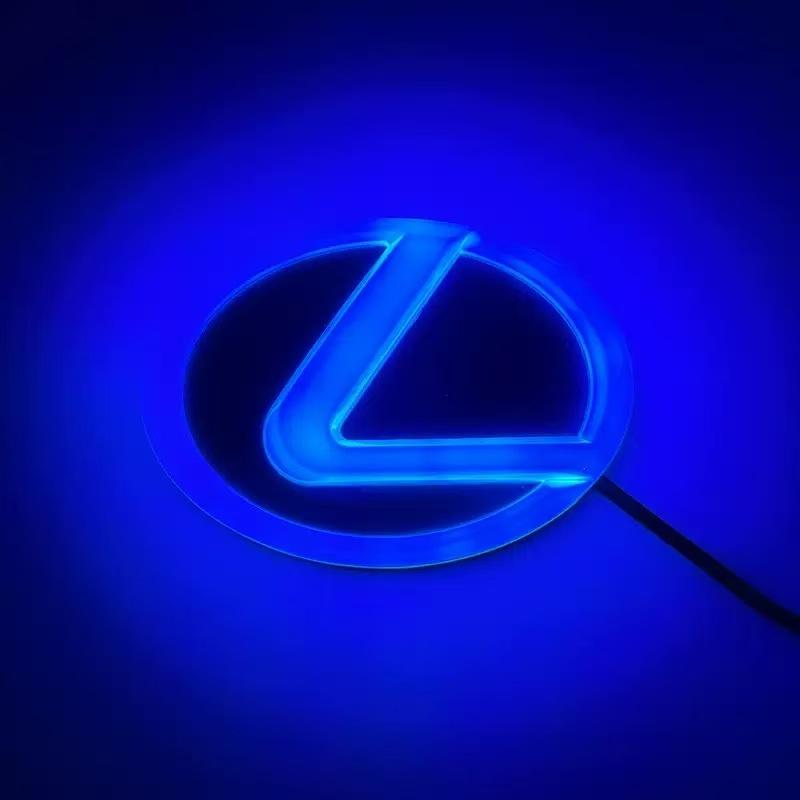

10.5cm x 6.85cm 12.5cm x 9.25cm 4D Glowing LED Rear Emblem Light – Fits Lexus ES240 ES300 RX450H – Illuminated Trunk Logo Badge 10.5cm X 6.85cm синий