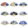 Bamboo Props Fan Bamboo Handle Fan New Folding Fan