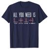 All You Need Is Love Valentýnská matematika Algebra Muži Ženy Tričko Unisex Letní Streetwear Topy Potisk Camiseta Hombre