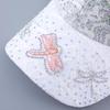 Lace Butterfly Dragonfly Rhinestone Baseball Cap - Spring/Summer Breathable Sun Protection, Curved Brim