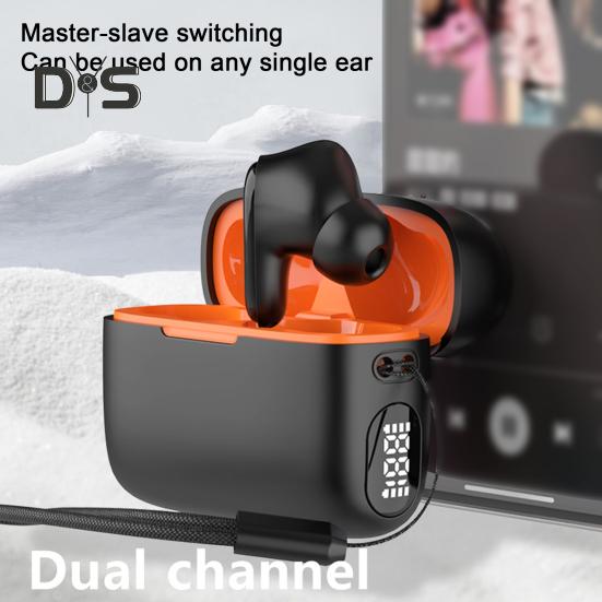 Bluetooth-compatible Wireless Earphones Noise Reduction Waterproof Ultralight Rechargeable Headset Comfortable In-ear Earbuds