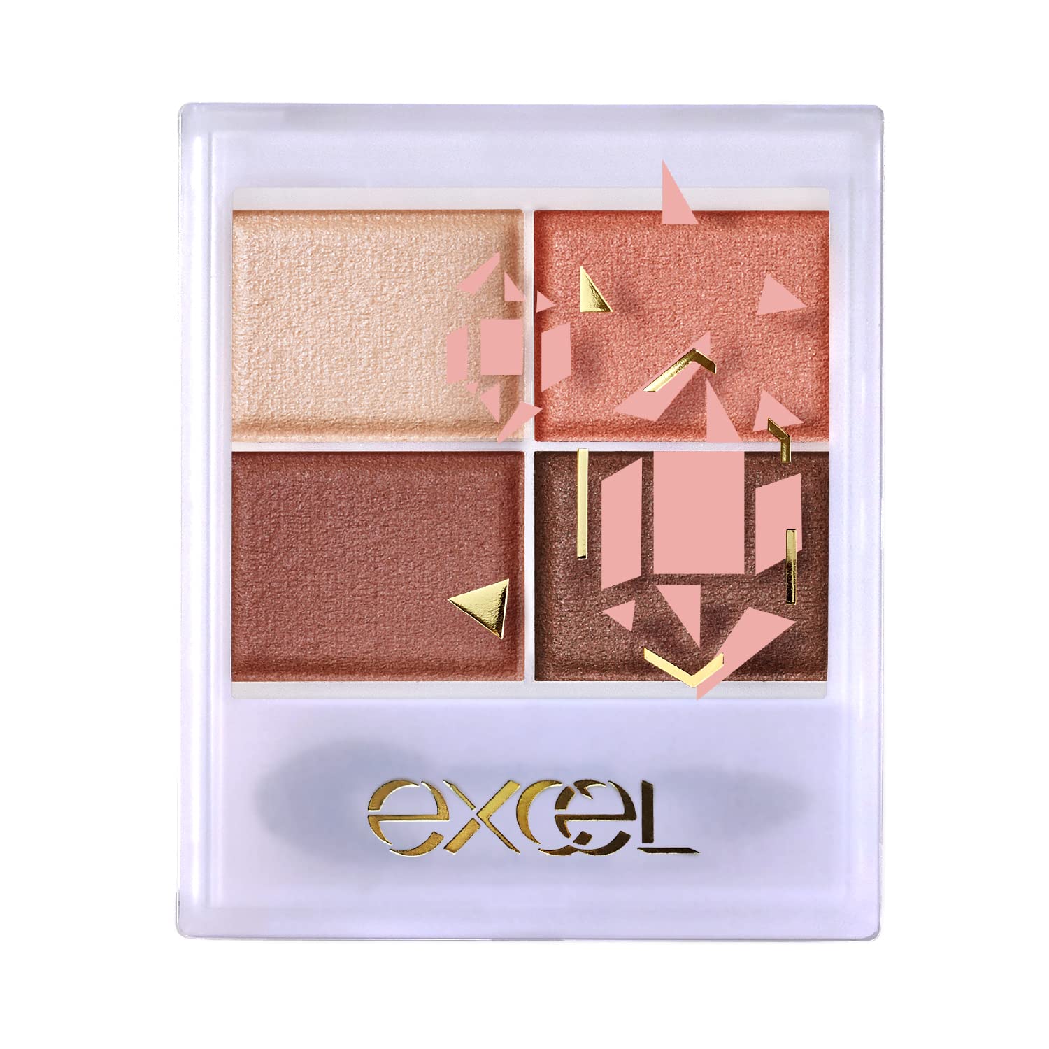 

excel Skinny Rich Shadow SR11 Limited Edition Eyeshadow Palette 23 (Brick Brown)
