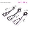 Stainless Steel Mechanical Ice Cream Scoop | Melon Baller, Cookie Portioner