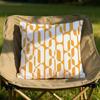 Orange Geometric Cushion Cover Soft Reversible Durable Pillow Cover MultiScene Use for Home Car Daily Comfort