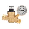 RV Water Pressure Regulator Valve Adjustable Water Pressure Reducer with Gauge for Camper Trailer RV