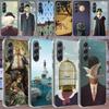 Rene Magritte Phone Case for Samsung A16 A26 A36 A56 A17 A37 A57 A07 A06 A02S A03 A04S A05S Galaxy Note 20 10 A50S A71 A51 A31 A