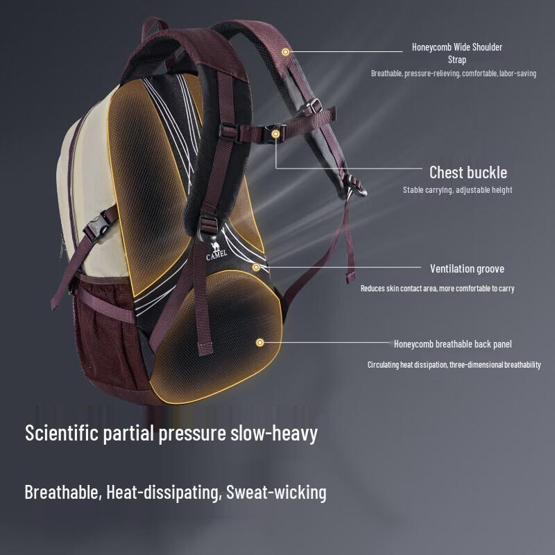 Camel Leichter Outdoor-Wanderrucksack