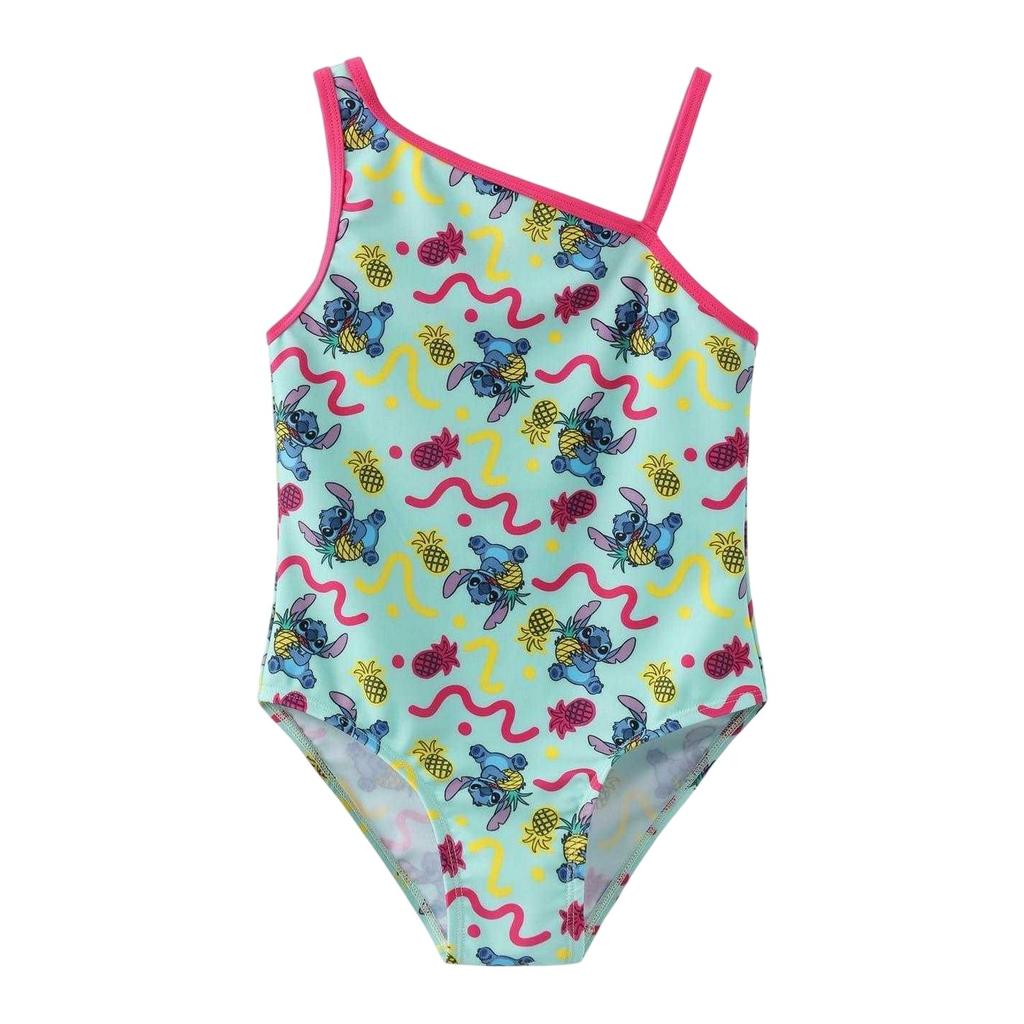 Lilo & Stitch Girls Stitch Character One Piece Swimsuit