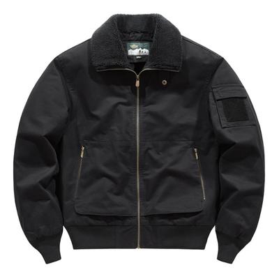 Manteau Bomber d'Hiver pour Homme Épais Chaud Pardessus Homme Décontracté Coupe-vent Vêtement d'Extérieur