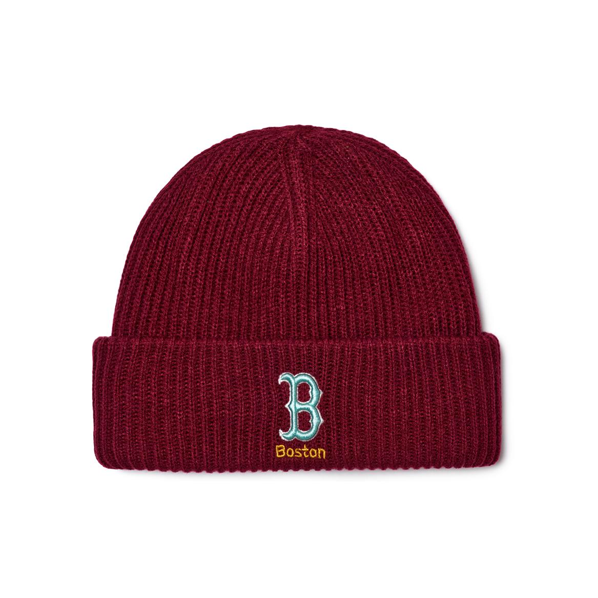 Акриловые шапки-бини MLB Унисекс Бордовый Мода 3ABNM1126-43WIS OS