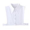 Fake Collar Blouse Shirt Solid Color Large Size With Versatile Inside Fake Collar Independent Packaging