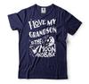 Ich liebe meinen Enkel T-Shirt Opa Oma Shirts Muttertag Oma Shirt