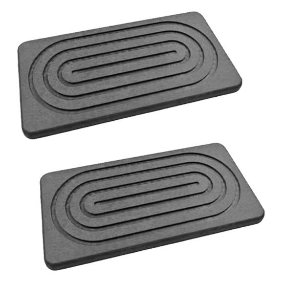 Yousheng 2Pcs Diatomaceous Earth Drying Pad Anti-Slip Leak-Proof Stone Sink Tray for Kitchen And Bathroom Countertops Quick-Dry Absorbent Mat for Soap 20cm