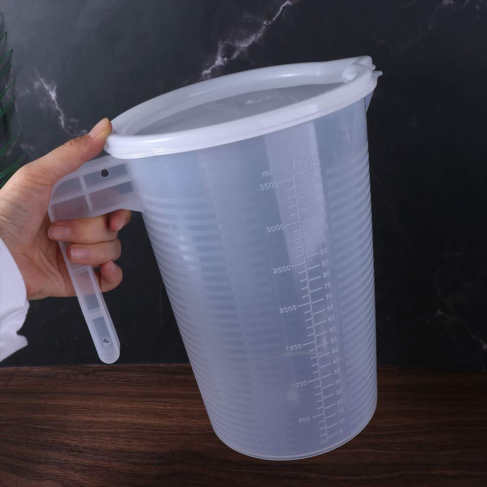 Plastic Graduated Measuring Cup Large-capacity Water Container Multi Size Scale Cup Kitchen