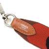 Pristine HERMES Shoulder strap sangre flipper ball Brown Orange Black canvas Used