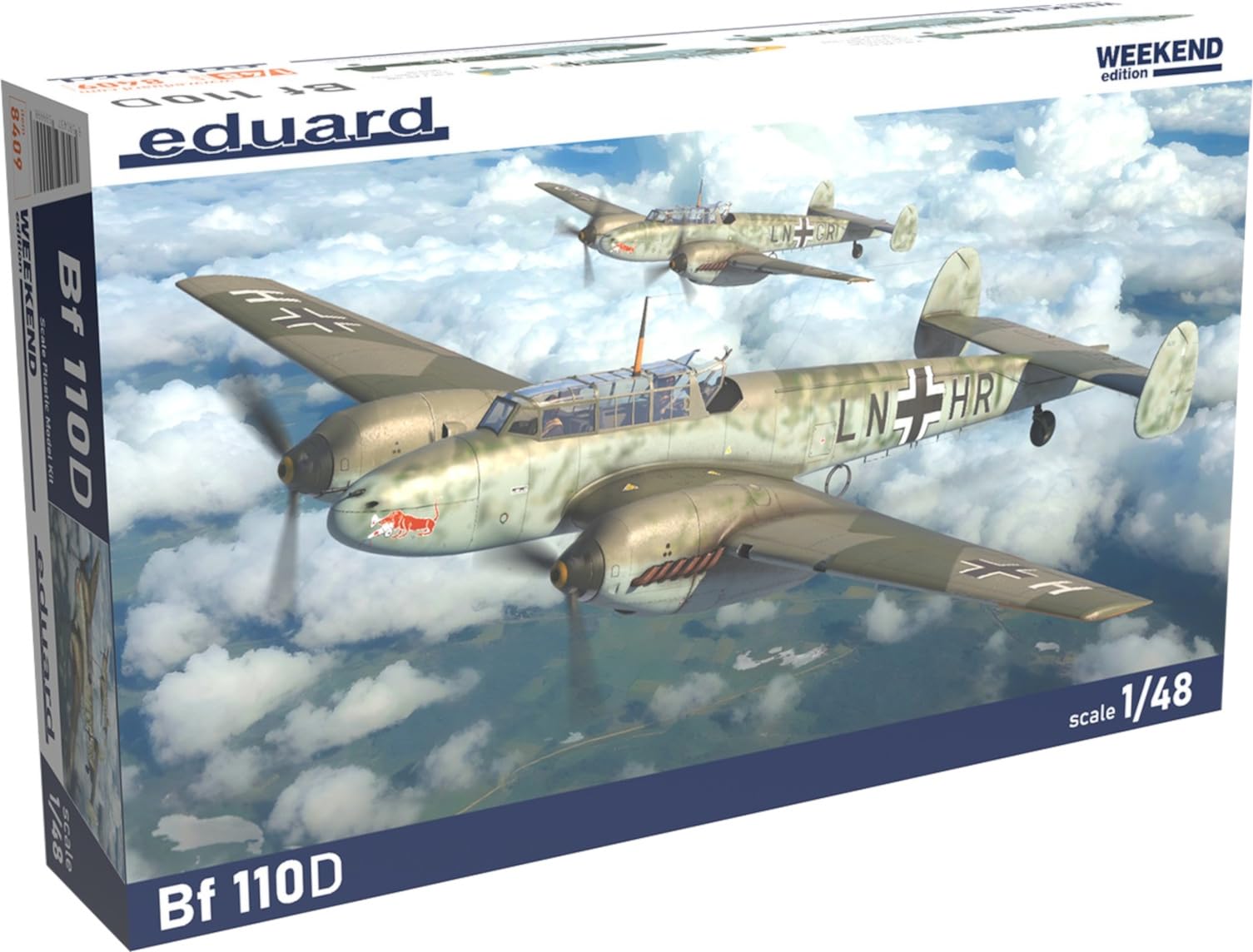 

Eduard 1/48 Weekend Edition Bf110D Plastic Model Kit EDU8409 (Airplane)