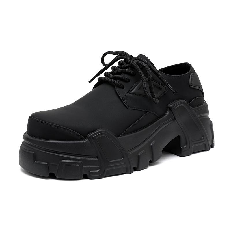 

Новые туфли дерби мужские туфли Darth Vader Locomotive, модные, классные, универсальные, удобные, повседневные кожаные туфли, модные кожаные туфли 44323-R 38 чёрный