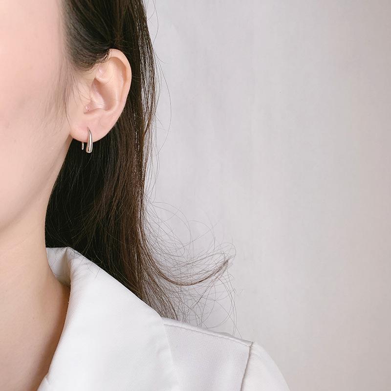 Angel s Tear Ear Hooks: S925 Sterling Silver Autumn-Inspired Women s Earrings
