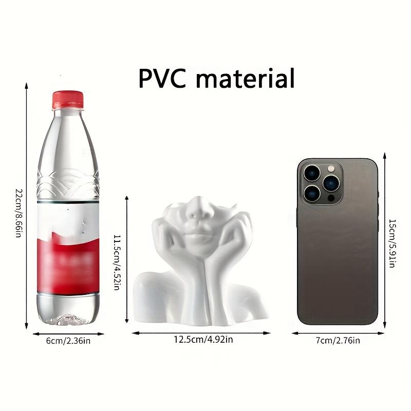 Gesichtsform Make-up-Pinselhalter - Schönheits-Aufbewahrungsbox mit weiblichem Gesichtsdessin, Leichter Kosmetik-Organizer für Schminktisch/Badezimmer