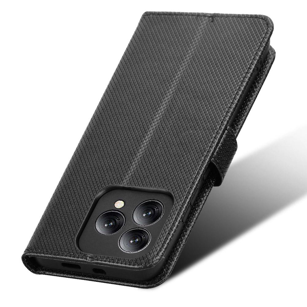 For Cubot A40 Leather Wallet Case with Strap Diamond Texture Phone Cover