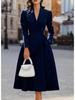 Elegant 2025 V-Neck Waist-Cinching French Slimming Evening Gown for Women