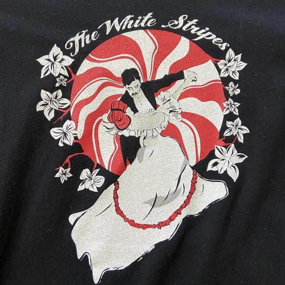 

The White Stripes Rock Band Black Men S-4XL Shirt E853 2XL