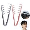 2pcs Volumizing Hair Comb Fine-Toothed Hair Boosting Brush Korean Styling Combs for Curly Straight Thick Hair Salon Home Use