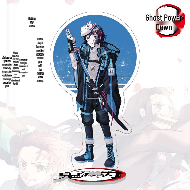 Demon Slayer 40-1 Duży Akrylowy Standee: Kolekcjonerska figurka Tanjiro i Nezuko