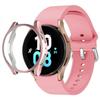 Silicone Strap+TPU Case for Samsung Galaxy Watch 5 44mm 40mm/4 44mm 40mm Sport Wristband for Samsung Watch 5/4 Protective Shell
