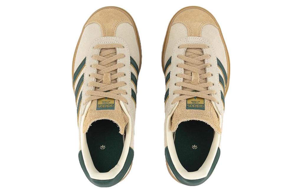 Adidas Gazelle Bold Magic Beige Collegiate Green Women's ID7056