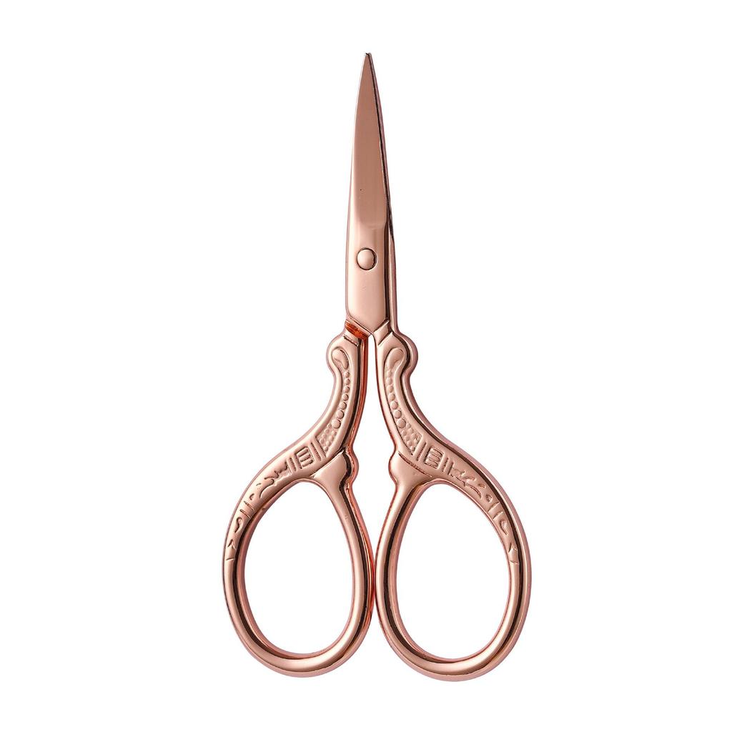 Retro Phoenix Stainless Steel Crane Scissors for Embroidery, Tea, Thread, Household, and Eyebrow Trimming.