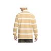 Nike Embroidered Logo Color-Block Striped Casual Long Sleeve Polo Shirt Men Tops Sesame-Brown FN3123-252
